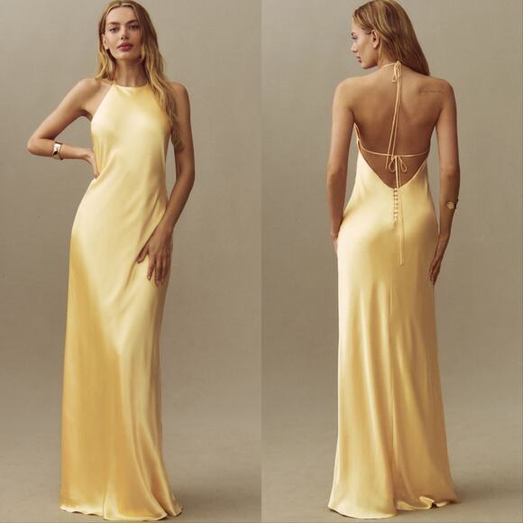 Reformation Jeany Silk Dress - Picture 1 of 5